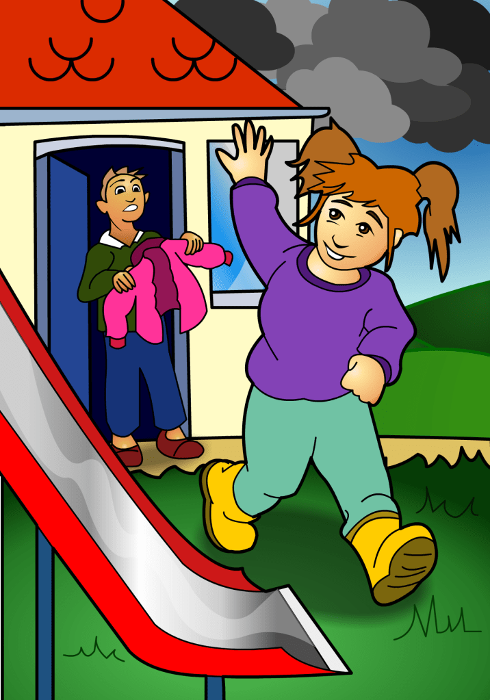 The rain is coming...