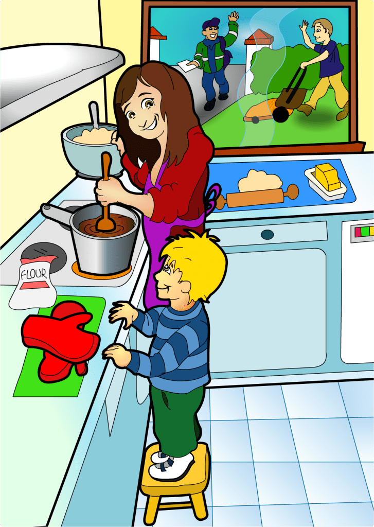 One of around 350 illustrationd for Folens SESE books.