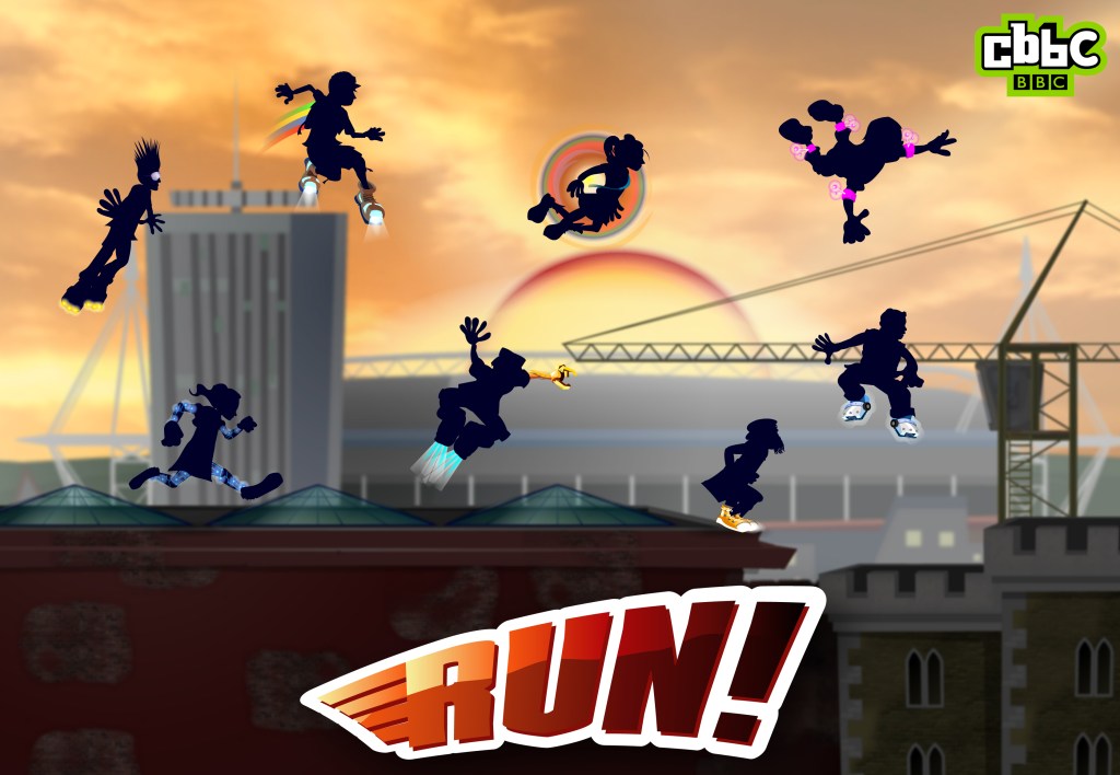 BBC's Run - a 'live' Platform Game for CBBC