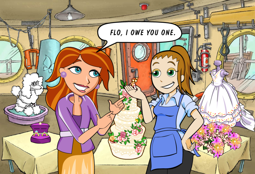 Flo from the Famous Diner Dash Series