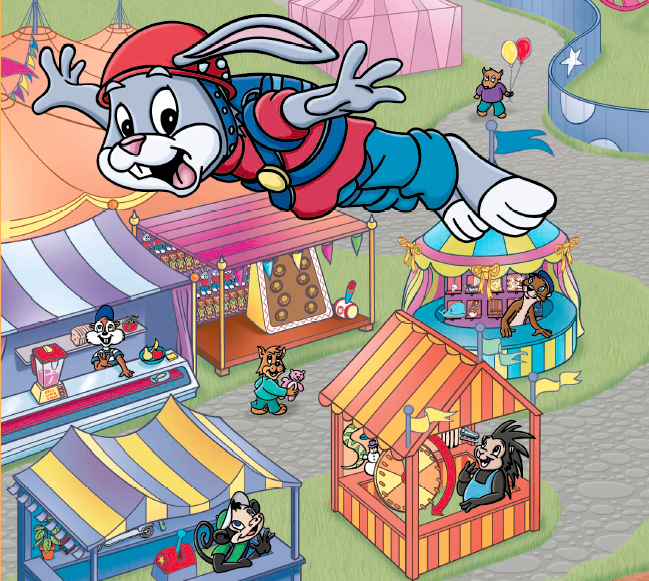 Leap pad layouts for Reader Rabbit