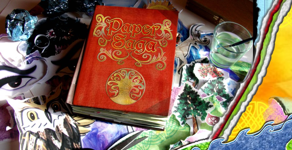 Splash Page for Paper Saga